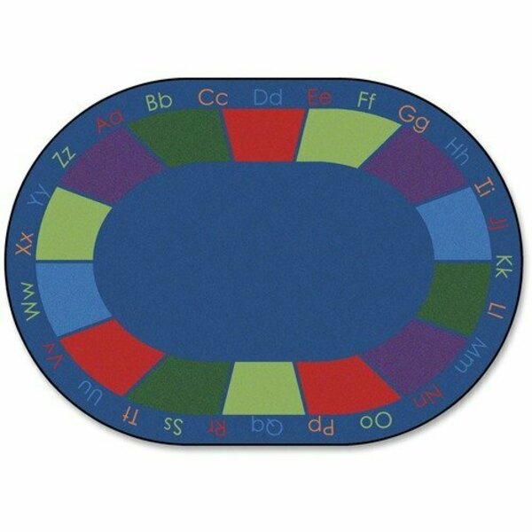 Carpets For Kids Seating Rug, Colorful Places, Oval, 8ft 3inx11ft 8in CPT8616